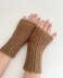 Herringbone Fingerless Gloves