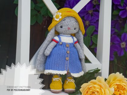 Crochet Pattern Outfit "Baby Kylie" for crocheted or knitted 10''/25cm Toys