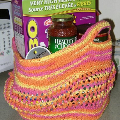 Goin' Green Shopping Bag - knitting pattern