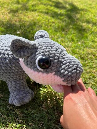 Moo Deng Crochet Pattern