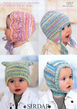 Hats in Sirdar Snuggly Baby Crofter DK - 1257