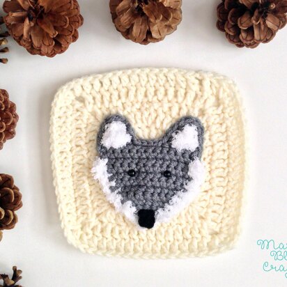 Woodland Wolf Granny Square