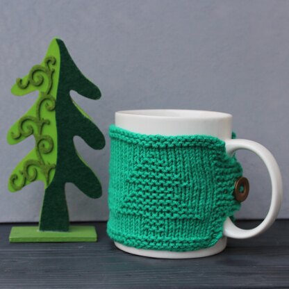 Small Christmas Tree Mug Cozy