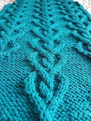 I Heart Cables Bandana Cowl