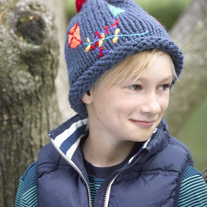 Slouch Hat in Lion Brand Wool-Ease Thick & Quick - L32108D