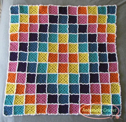 Candy Cloud Burst Baby Afghan