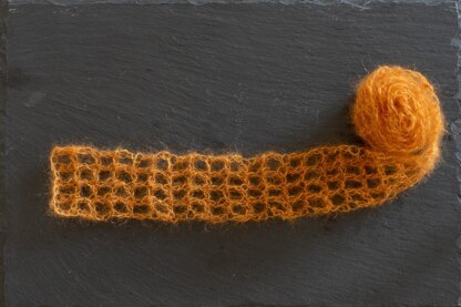 Mohair Square Mesh Headband