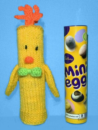 Easter Chick Mini Eggs Tube Cover