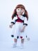 Outfit White and red for doll 18 inch