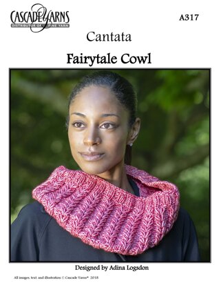Fairytale Cowl in Cascade Yarns Cantata - A317 - Downloadable PDF