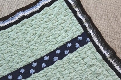 Polka Dot Baby Blanket