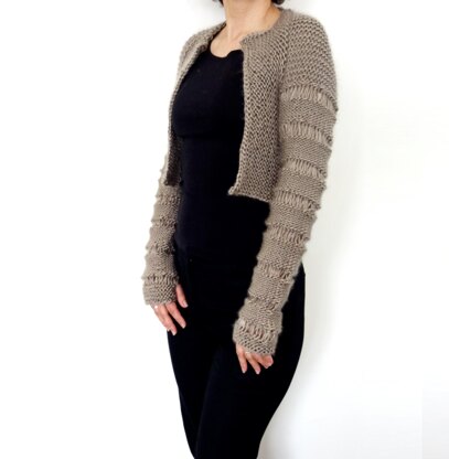 London Mist Cropped Cardi