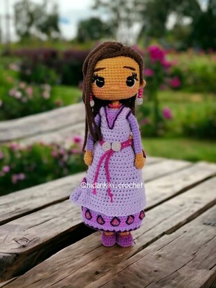 Low Sew English PDF Crochet Pattern Plush Wishing Star Squishy Instant  Download Amigurumi Doll English American Terms Wish Princess Asha (Download  Now) 