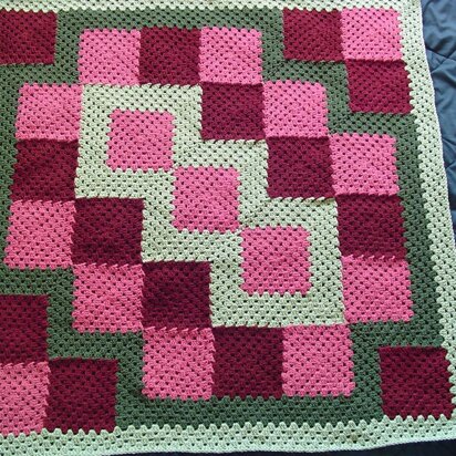 Eventually Granny Square blanket