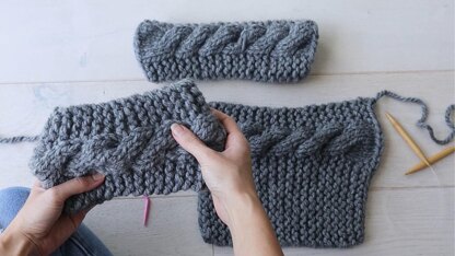 Super Chunky Cable Knit Set