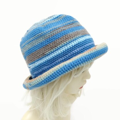 Brimmed Crochet Hat