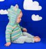 Dinosaur Hoodies in Rico Baby Classic DK & Baby Classic Print DK - 609 - Downloadable PDF