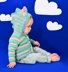 Dinosaur Hoodies in Rico Baby Classic DK & Baby Classic Print DK - 609 - Downloadable PDF