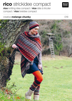 Cap, Scarf and Leg Warmers in Rico Creative Melange Chunky - 016