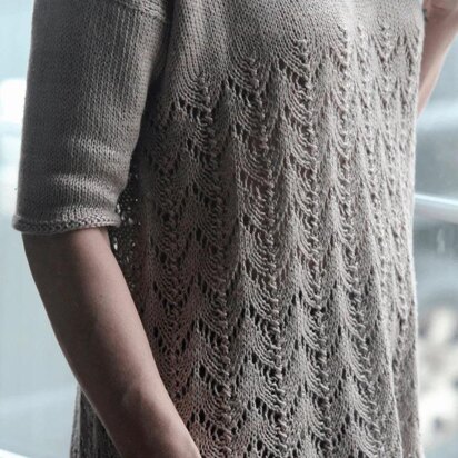 Grace Silk Tee - knitting pattern