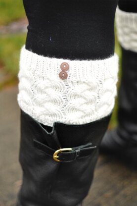 Braided Cable Boot Cuffs