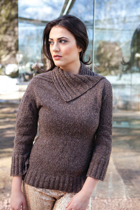 Delany Sweater in Berroco Blackstone Tweed - NG13-12