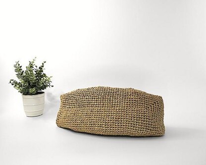 Nadège Raffia Purse