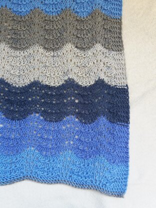 The waves Baby Blanket