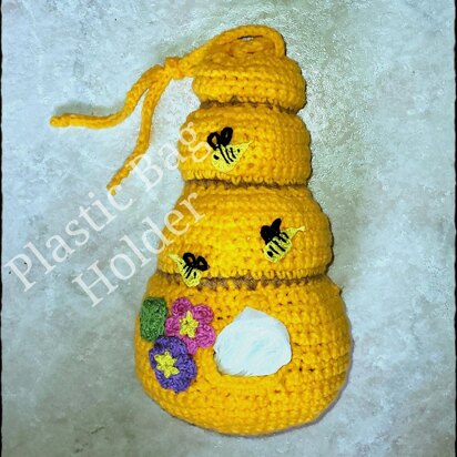 Bee Hive Plastic Bag Holder