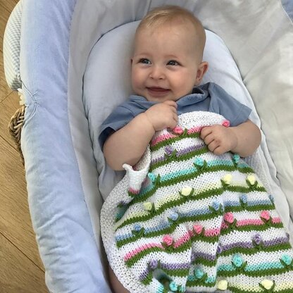 Flower Garden baby blanket