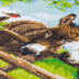 Crystal Art Farmyard Family, 40x50cm Diamond Painting Kit