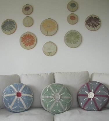 Starburst Vintage Inspired Cushion/Pillow Cover