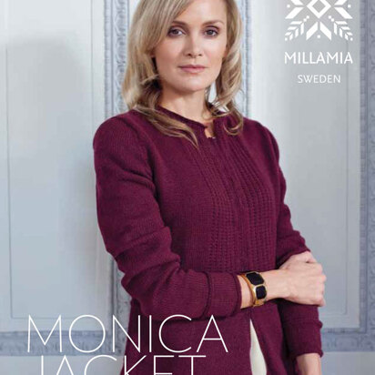 "Monica Jacket" - Jacket Knitting Pattern For Women in MillaMia Naturally Soft Merino
