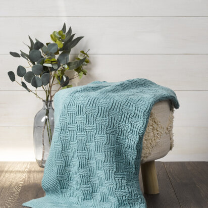 #1235 Capitol Reef -  Afghan Knitting Pattern For Home in Valley Yarns Valley Superwash by Valley Yarns