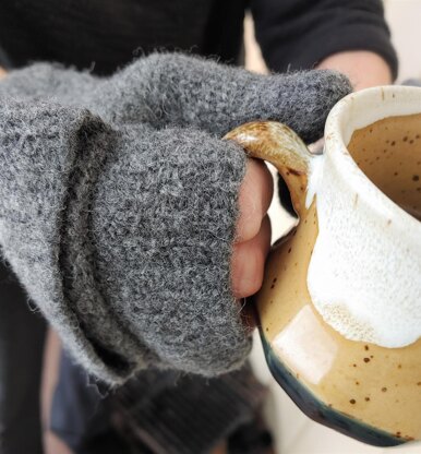 Felted Convertible Mitts