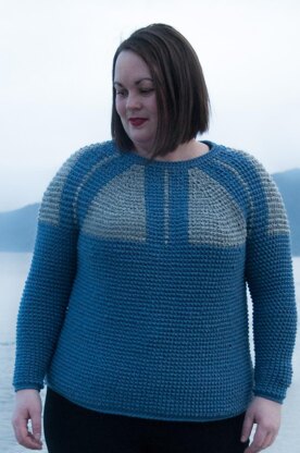 Top Down Nordic Sweater