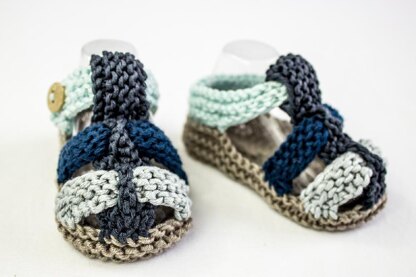 Baby Boys Knit Summer Sandals