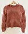 Skinny Stripe Roll Neck