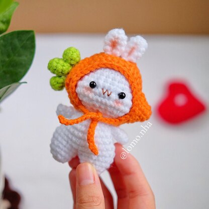 3 in 1 Mini Bunny with hat