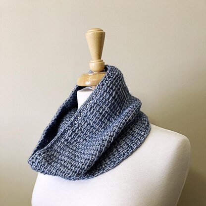 Tunisian Simple Stitch Crochet Cowl