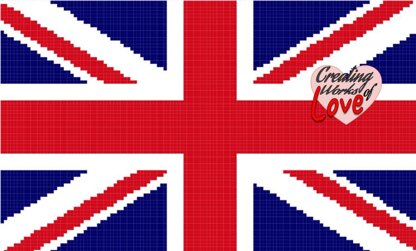 UK Union Jack Flag Stitch graphgan