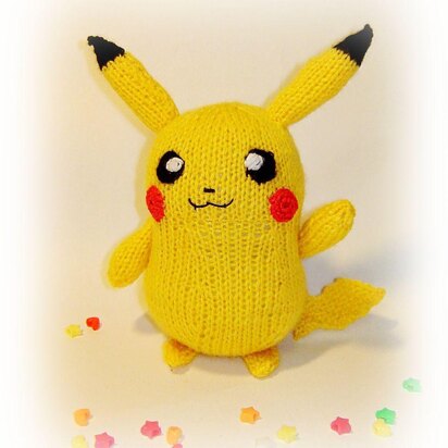 Knitted Pokemon Pikachu