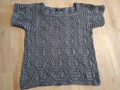 NAOMI, cotton jumper in lace pattern