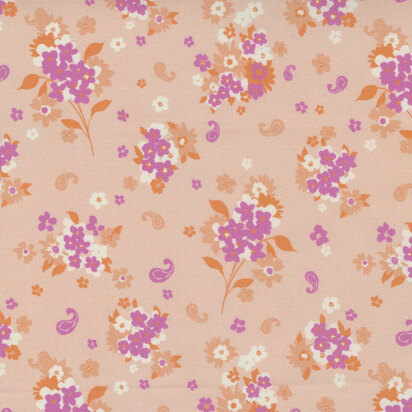 Moda Fabrics Paisley Rose - Pink - 11884-22