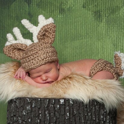 Deer Baby Hat Diaper Cover