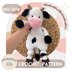Clara Cow Snuggler Crochet Pattern | No-Sew Amigurumi