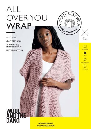 All Over You Wrap in Wool and the Gang Crazy Sexy Wool - V634236326 - Downloadable PDF