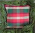 Santa's Workshop Tartan Pillow