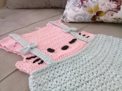 Cute HELLO KITTY Baby Dress by SweetSamDesign LoveCrochet