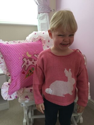 Hattie's bunny jumper